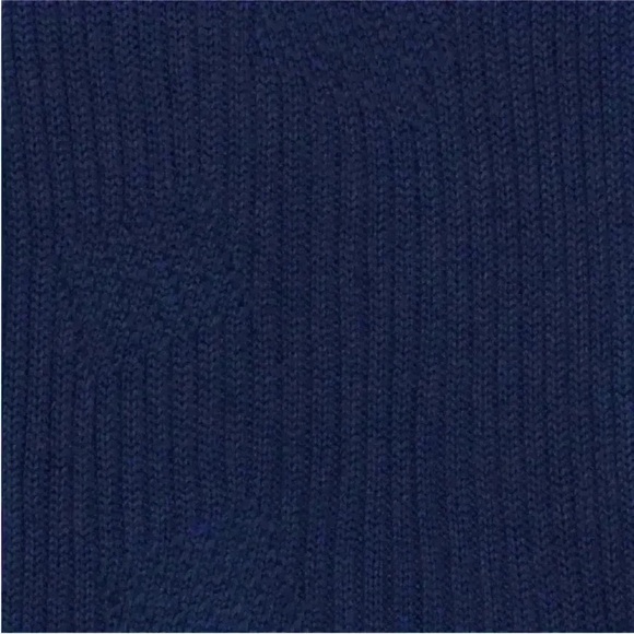 UGG Ribbed Oversized Knit Scarf in Navy NWT - Picture 2 of 6